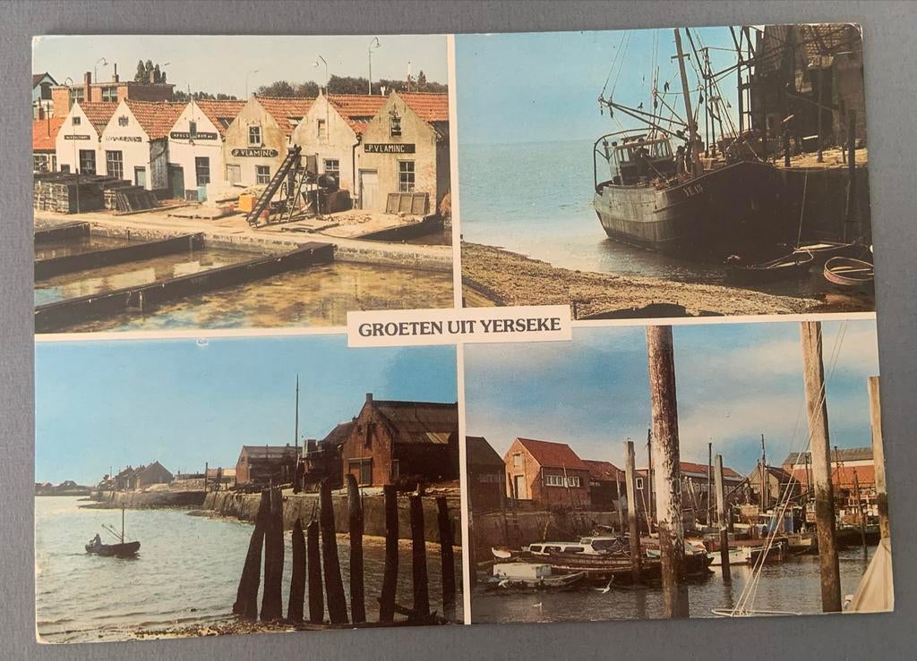 Groeten uit Yerseke, Verzamelen, Ansichtkaarten | Nederland, Ophalen of Verzenden, 1980 tot heden, Gelopen, Zeeland