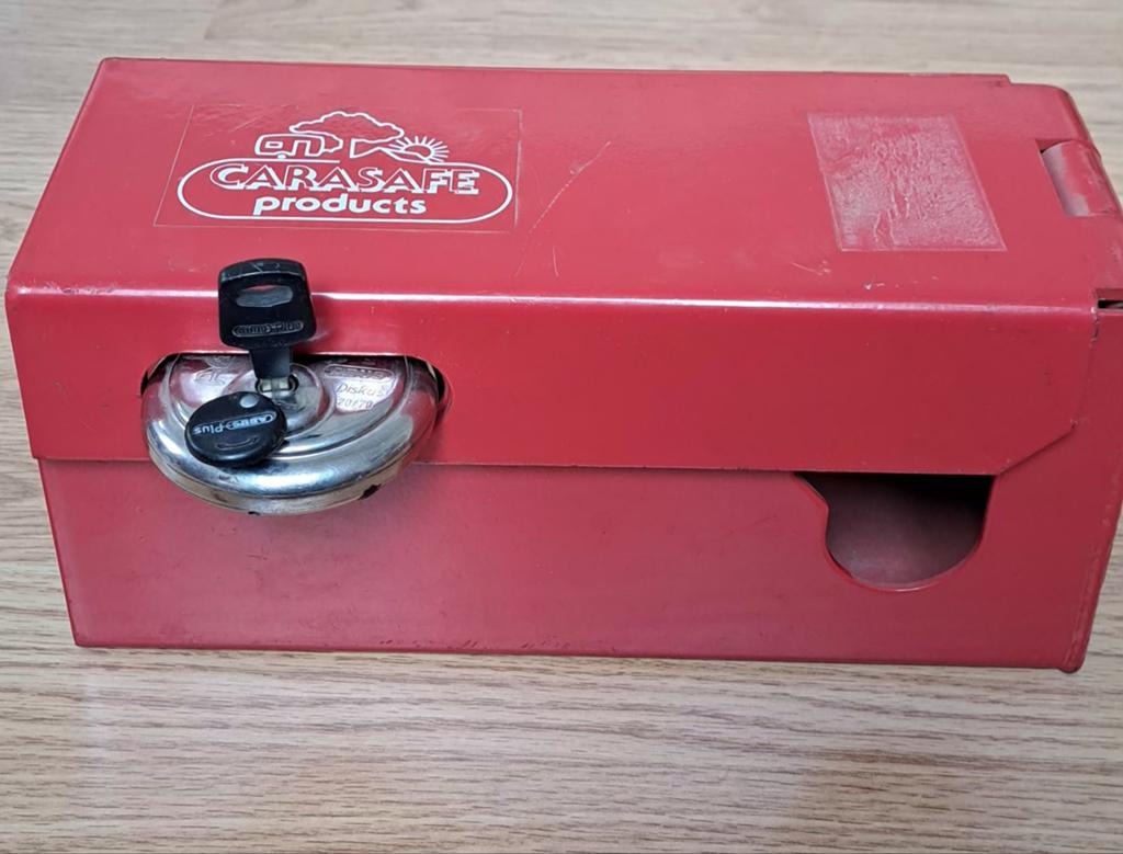 Caravanslot Carasafe Products - Rood, Ophalen of Verzenden, Gebruikt