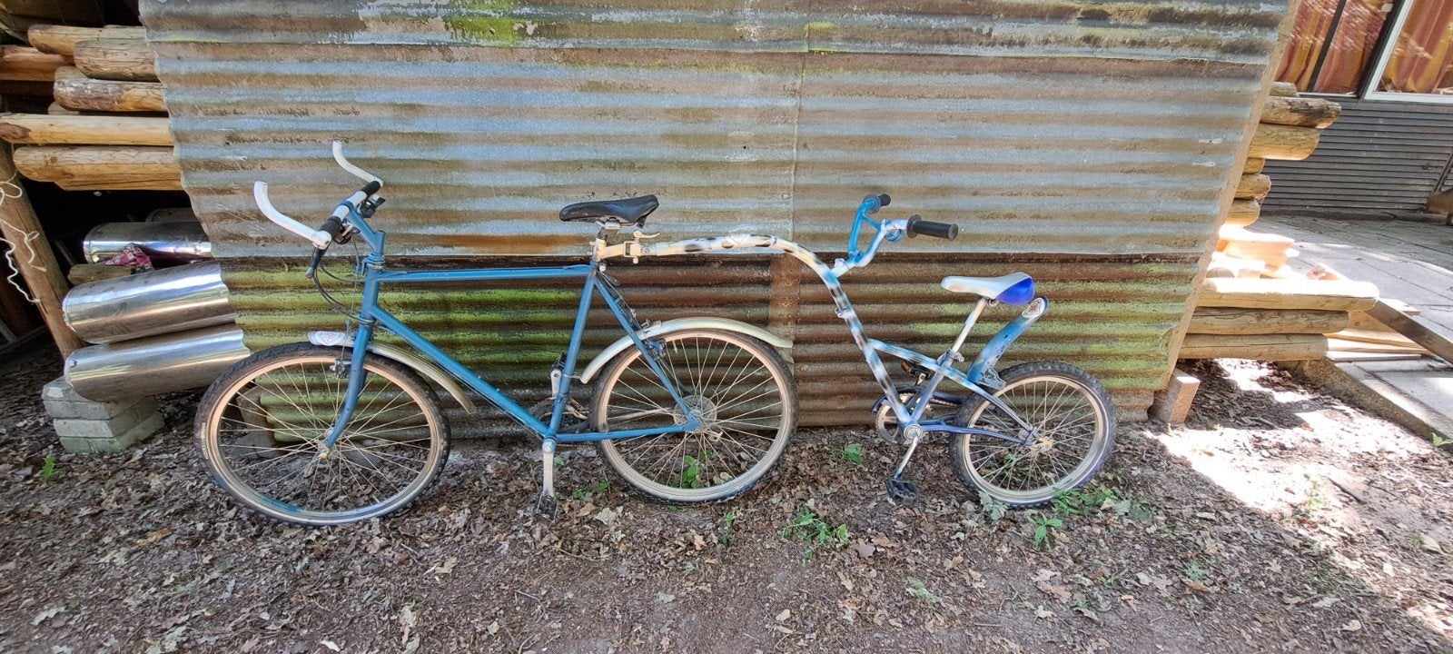 Mountainbike + fietskar, Ophalen, Gebruikt