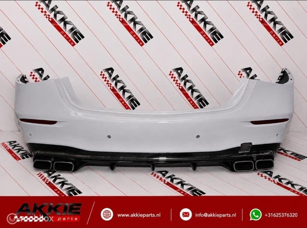 W223 V223 mercedes S63 bumper 2021 2022   A2238856501 CARBON, Gebruikt, Ophalen of Verzenden