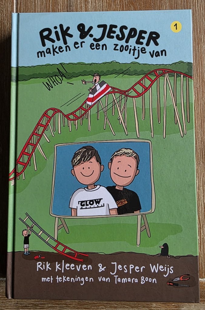 Rik en Jesper maken er een zooitje van - Kleeven en Weijs, Ophalen of Verzenden, Zo goed als nieuw, Kleeven en Weijs, Fictie algemeen