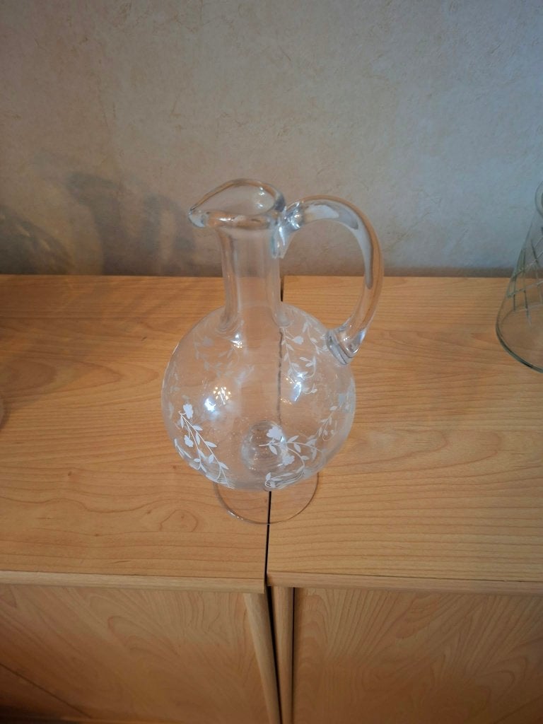 Set van 4 glazen karaffen en schalen, Ophalen