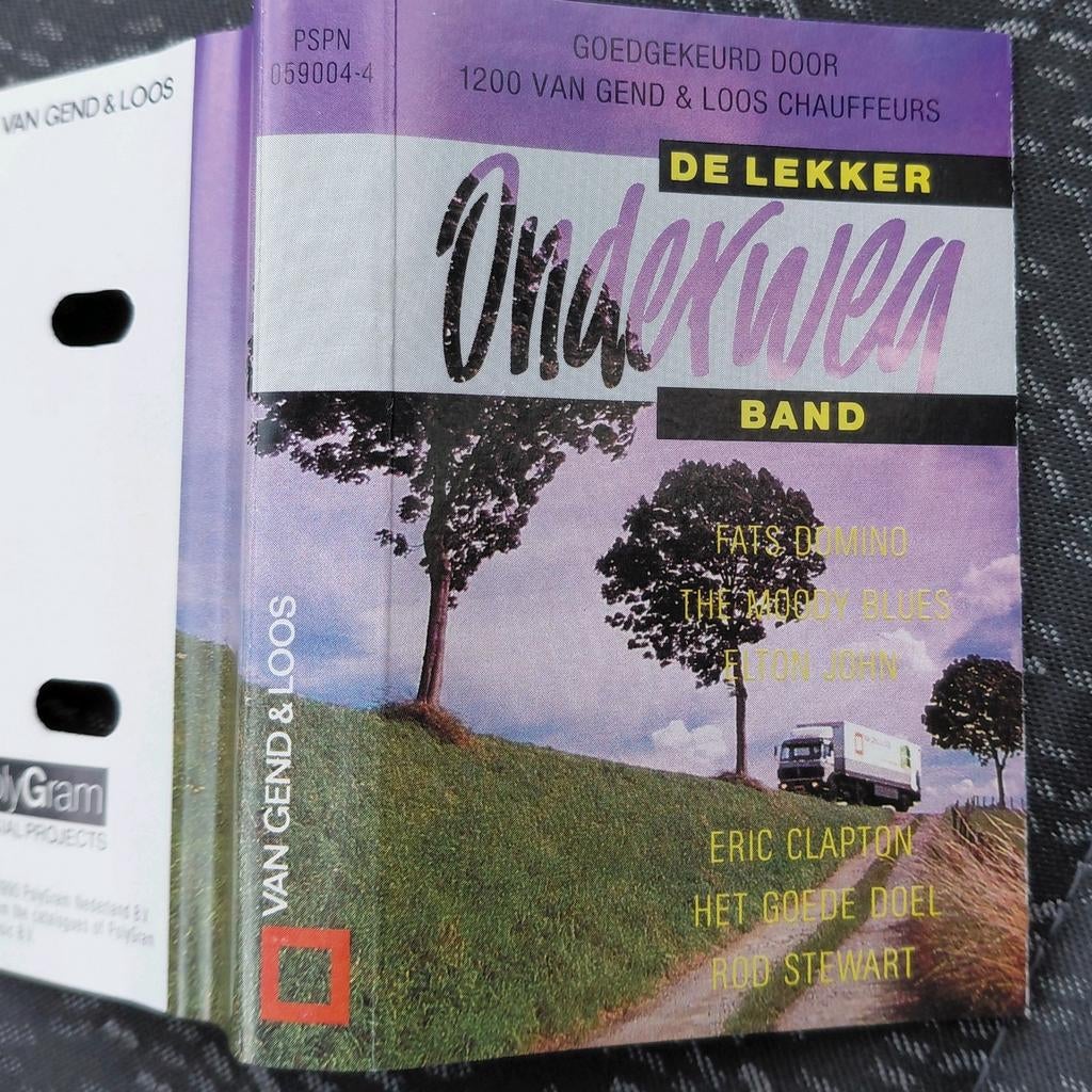 De Lekker Onderweg Band - Cassettebandje van gend & loos, Cd's en Dvd's, Cassettebandjes, Gebruikt, 1 bandje, Ophalen of Verzenden