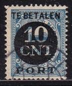 1760 - Nederland portzegel nvph P67 gestempeld  Opdruk 10CNT, Verzenden, T/m 1940, Gestempeld