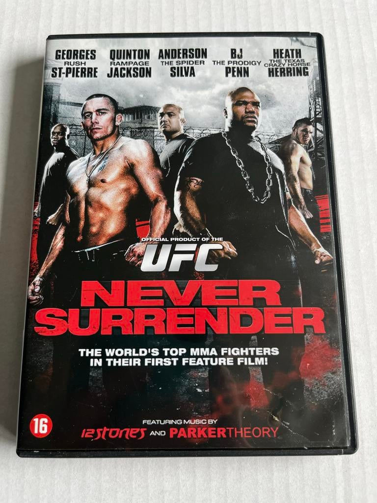 UFC Never Surrender DVD, Vanaf 16 jaar, Ophalen of Verzenden, Gebruikt, Actie