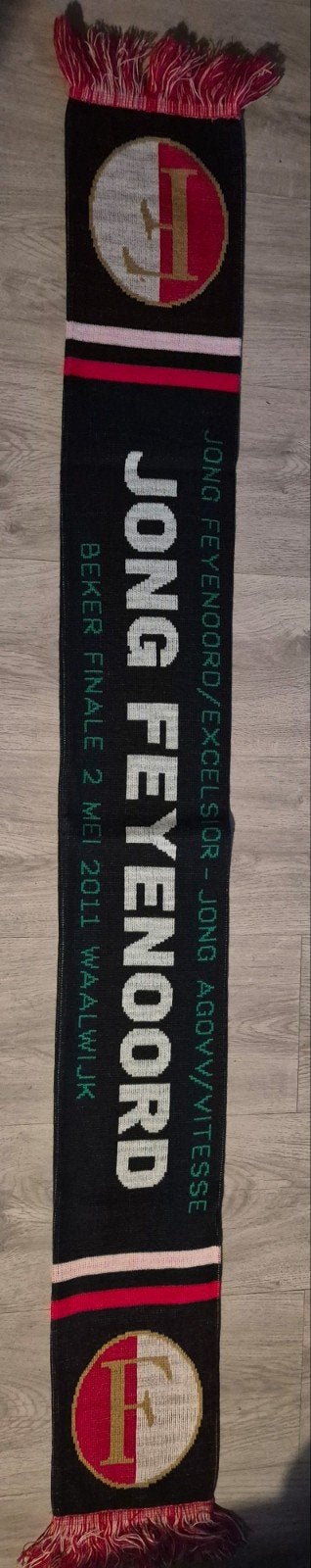 Sjaal Jong Feyenoord Bekerfinale 2011 - Collectors Item!, Verzamelen, Ophalen of Verzenden, Zo goed als nieuw, Feyenoord, Vaantje of Sjaal