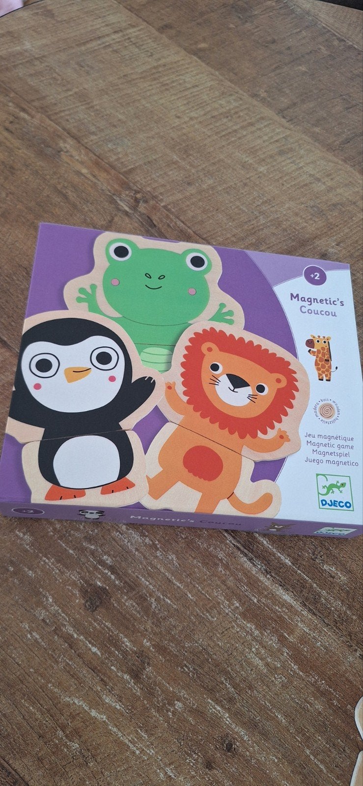 Djeco Magnetic's Coucou magnetisch spel dieren, Ophalen, Zo goed als nieuw, Overige typen