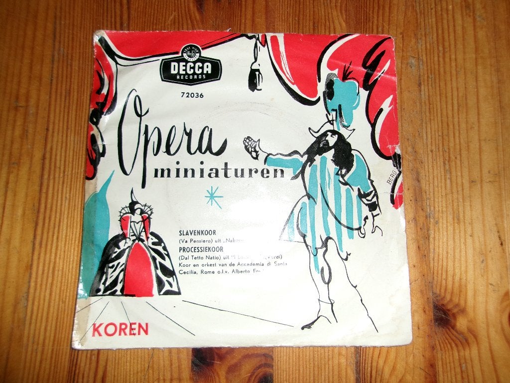 Opera miniaturen - slavenkoor / processiekoor, Cd's en Dvd's, Vinyl Singles, Ophalen of Verzenden, Gebruikt, 7 inch, Klassiek