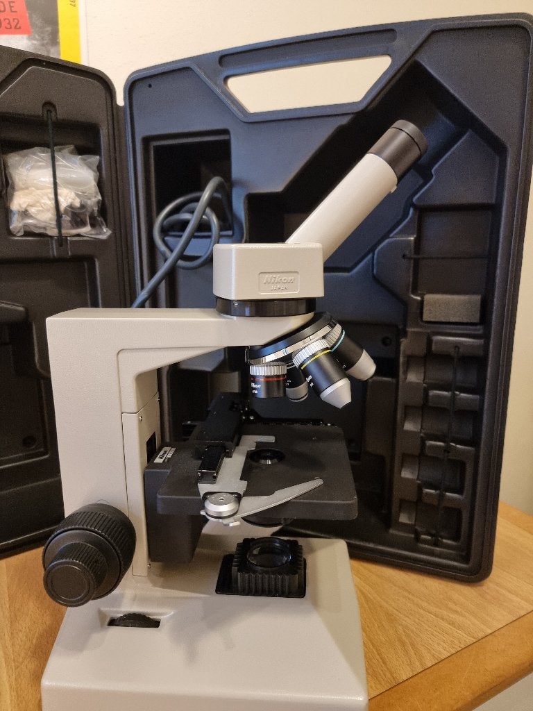 microscoop, Ophalen of Verzenden, Zo goed als nieuw, 400x tot 1000x, Biologische microscoop