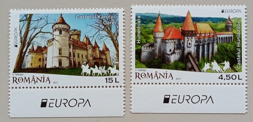 Roemenie-Romania 2017 cept PF mich 7207-08, Verzenden, Overige landen, Postfris