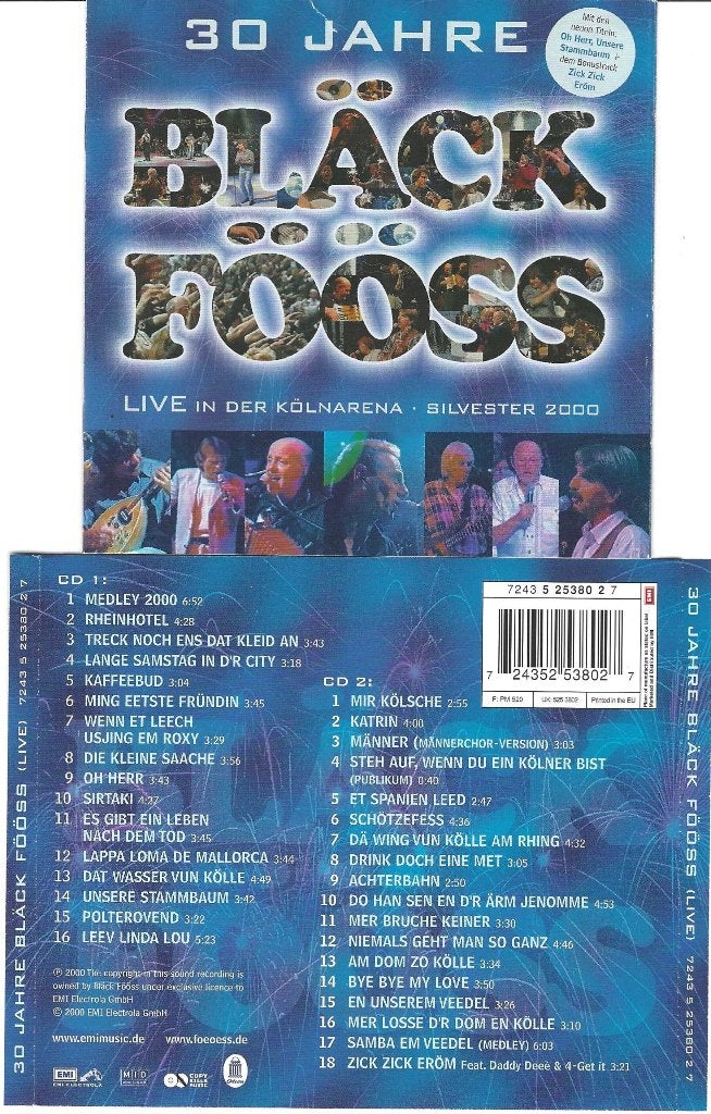 BLÄCK FÖÖSS 2 CD: 30 JAHRE, Ophalen of Verzenden, Zo goed als nieuw