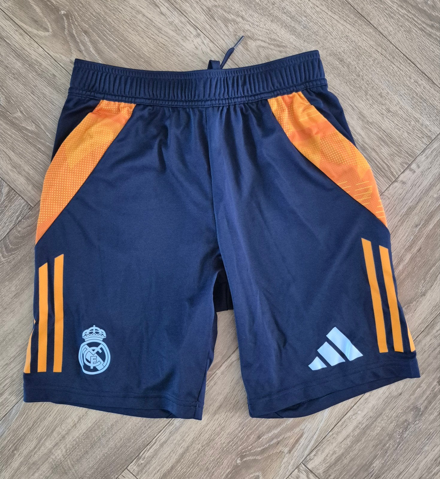Adidas Real Madrid Voetbalbroekje - Maat XS, Blauw, Ophalen of Verzenden, Zo goed als nieuw, Adidas