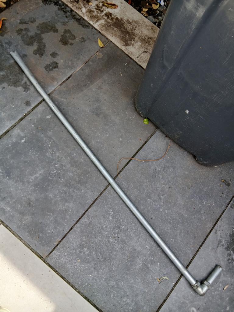 Gratis buis stang oud ijzer, Ophalen, Afvoer, Rvs, Minder dan 2 meter