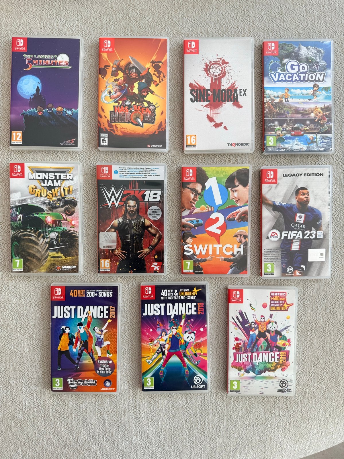 11 Nintendo Switch Games, Spelcomputers en Games, Overige genres, Eén computer, Ophalen of Verzenden, Zo goed als nieuw