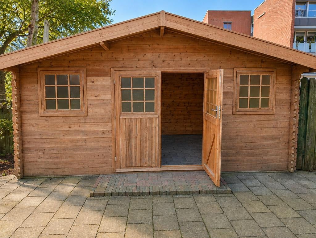 Tuinhuis van goede kwaliteit, reeds gedemonteerd, Ophalen