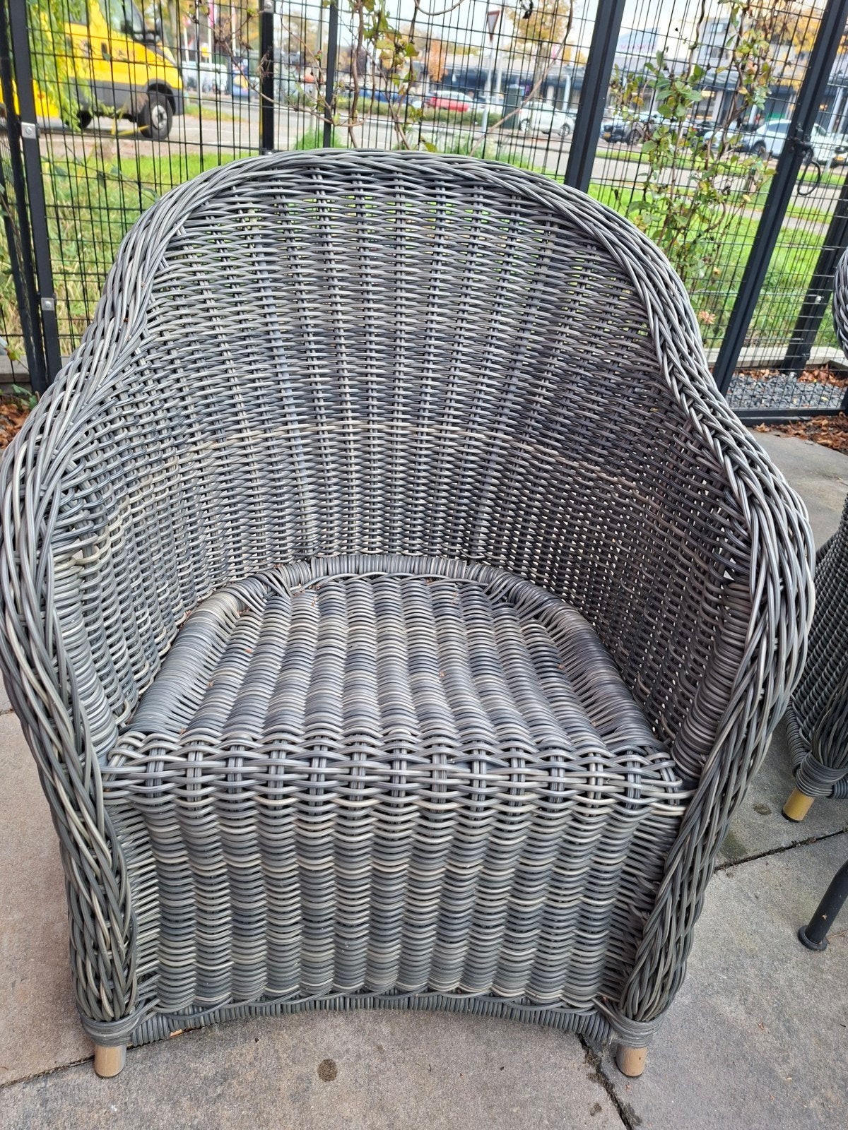 4 tuinstoelen, Ophalen