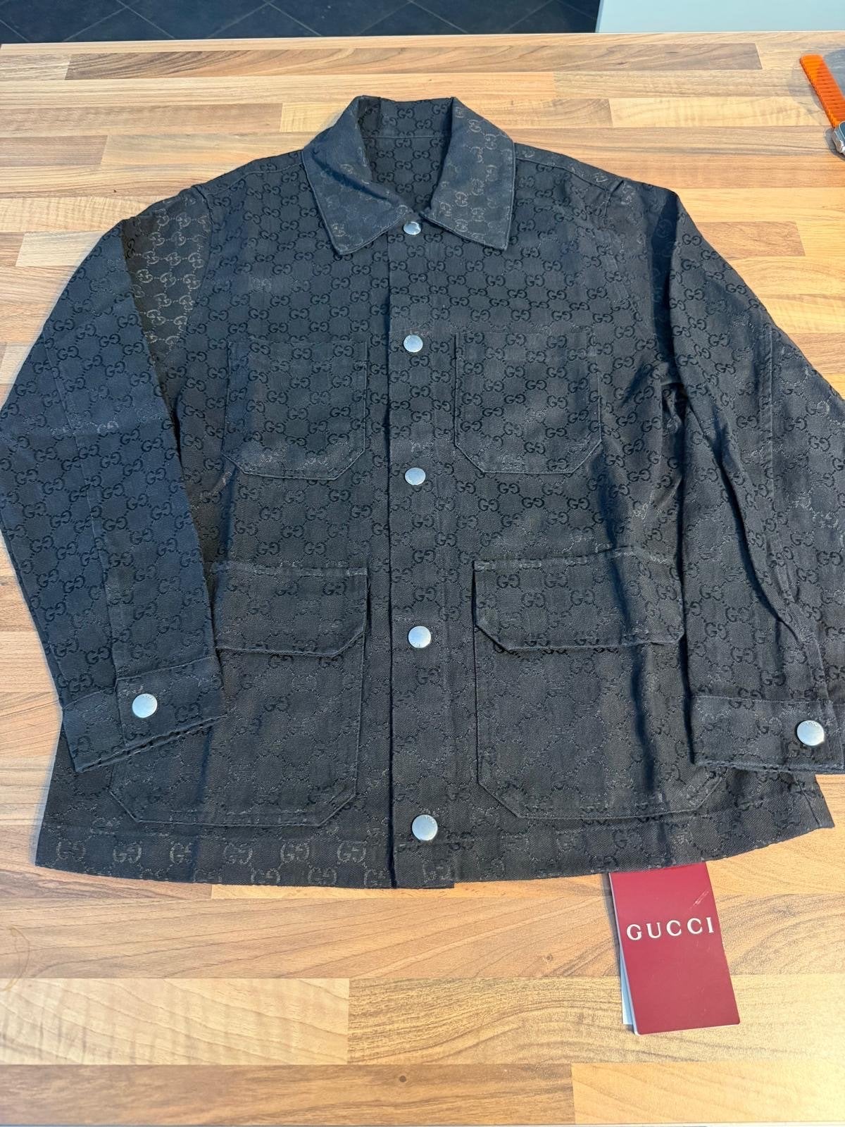 Gucci Monogram Jas Zwart - Nieuw, Ophalen of Verzenden, Nieuw, Maat 46 (S) of kleiner, Zwart