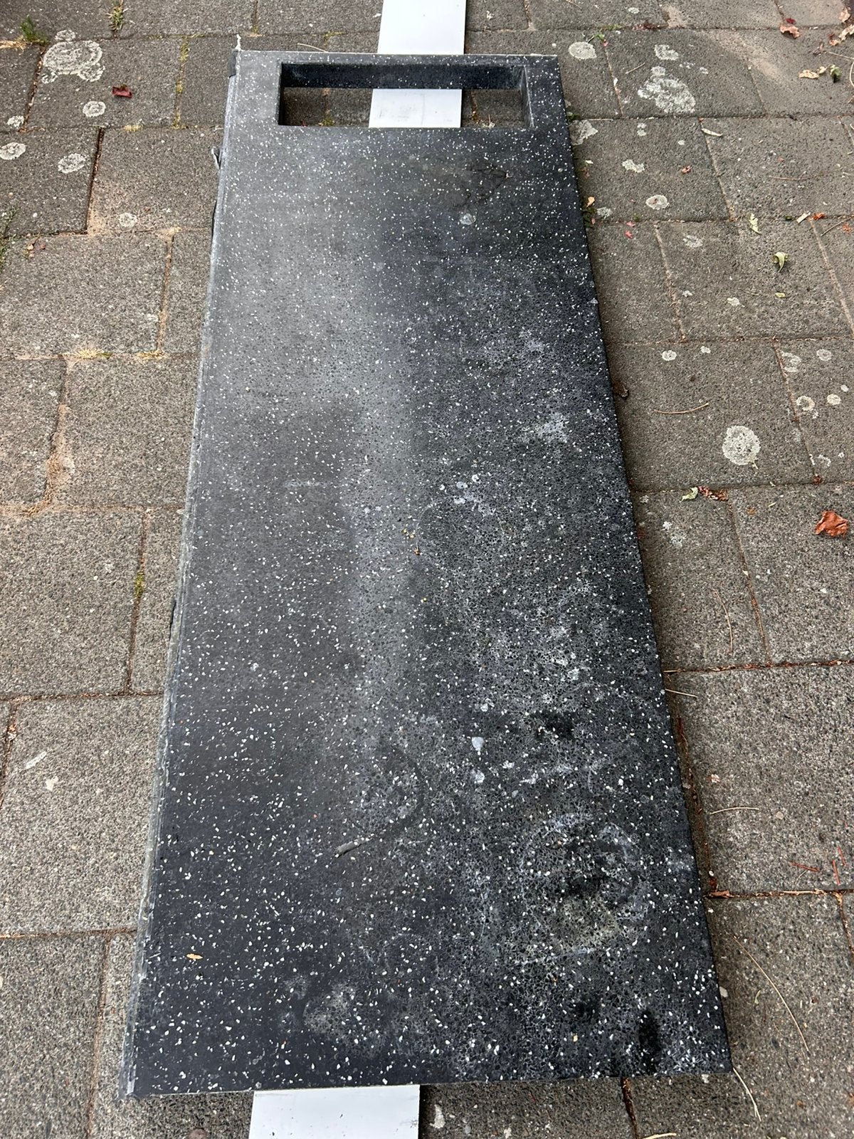 Terrazzo aanrechtblad keukenblad, Ophalen of Verzenden, Gebruikt, 50 tot 75 cm, Minder dan 100 cm
