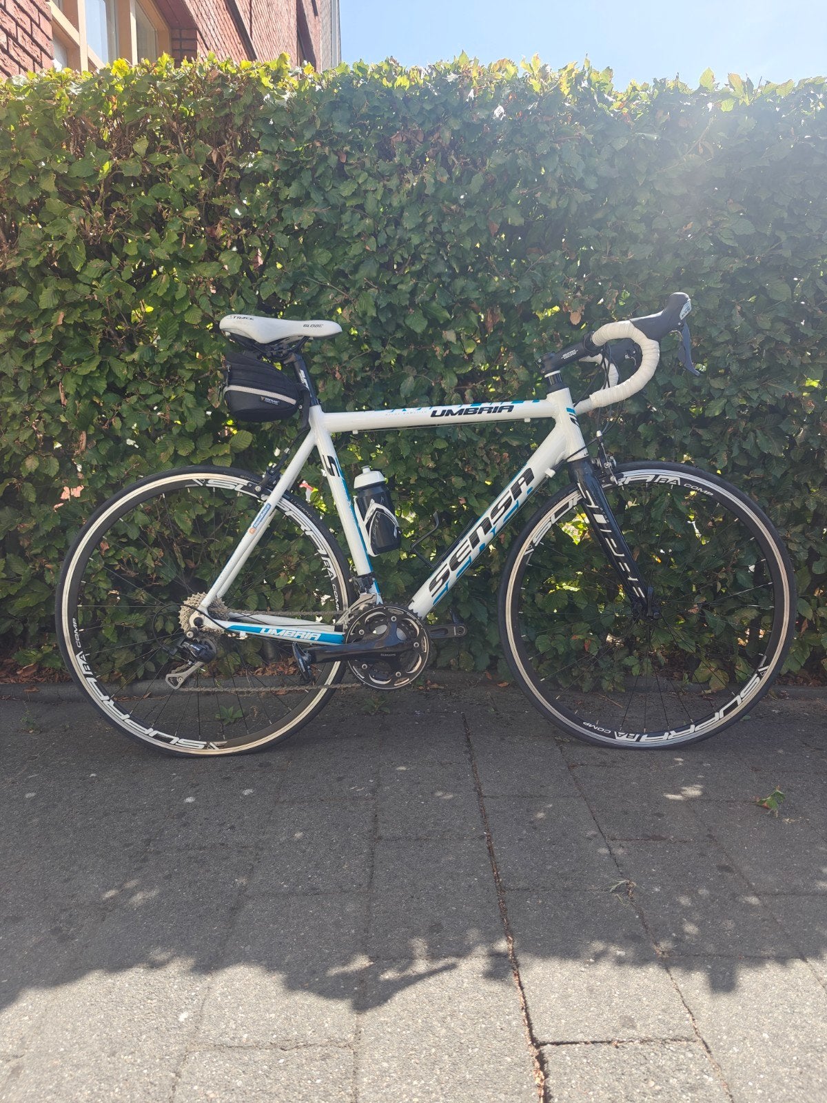 Sensa Umbria racefiets 56 cm z.g.a.n. met zadeltasje, Overige merken, Velgrem, Ophalen of Verzenden, Zo goed als nieuw