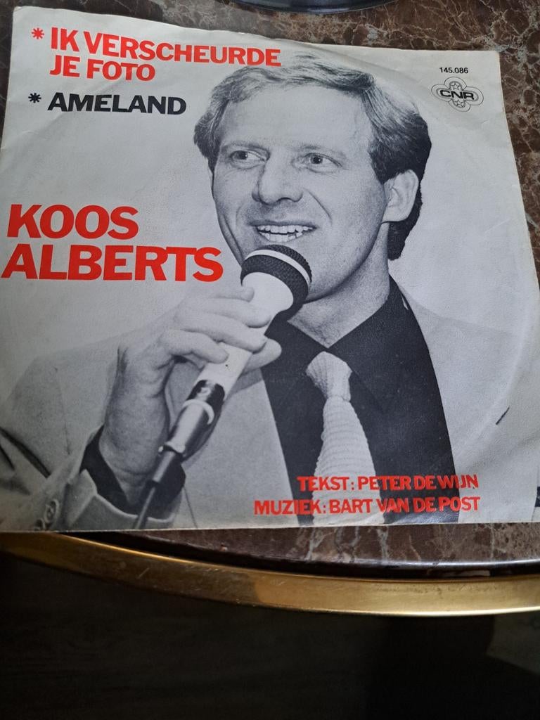 Koos Alberts - Ik Verscheurde Je Foto / Ameland Single, Cd's en Dvd's, Vinyl Singles, Gebruikt, Nederlandstalig, Fotohoes, Originele persing