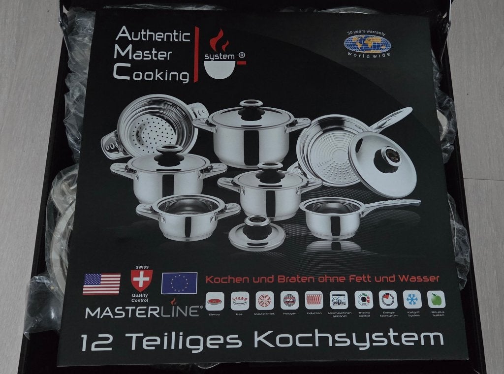 Nieuw, Complete Authentic Master Cooking pannenset., Overige typen, Ophalen of Verzenden, Nieuw, Metaal
