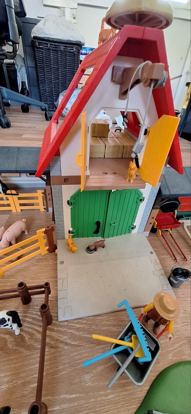 Playmobil Boerderij met Dieren en Accessoires, Ophalen of Verzenden, Gebruikt, Jongen of Meisje