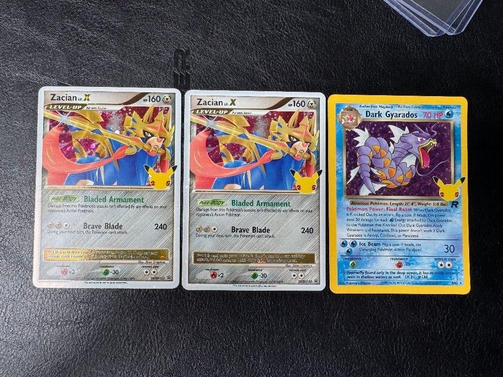 Zacian lv. X & Dark Gyarados, Verzenden, Nieuw, Losse kaart, Foil