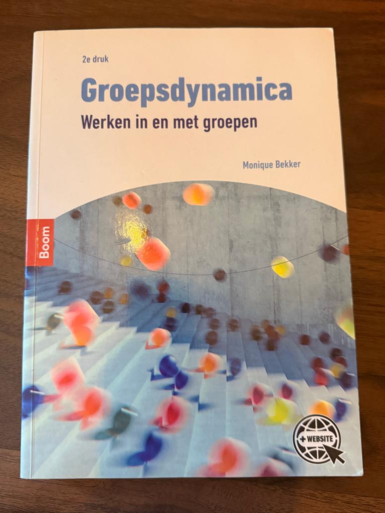 Groepsdynamica: Werken in en met groepen - Monique Bekker, Ophalen of Verzenden, Gamma, Zo goed als nieuw, HBO