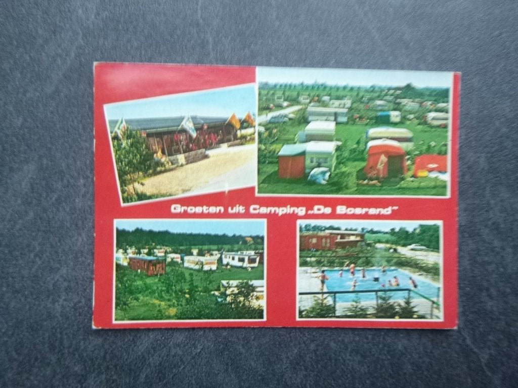 Chaam, camping de Bosrand/zwembad 1972, Verzenden, 1960 tot 1980, Gelopen, Noord-Brabant