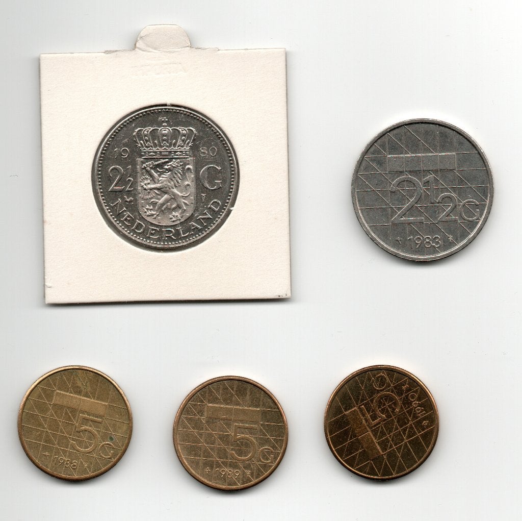 Diverse gulden munten, Ophalen of Verzenden, Koningin Beatrix, Overige waardes, Losse munt