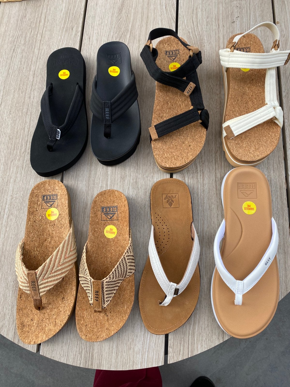 Partij Ilse Jacobsen en Reef slippers 131 paar, Kleding | Dames, Ophalen, Nieuw, Overige kleuren, Slippers