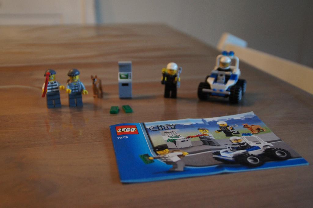 Lego city 7279 ontsnapping met een kluis, City, Lego, Compleet, Ophalen of Verzenden