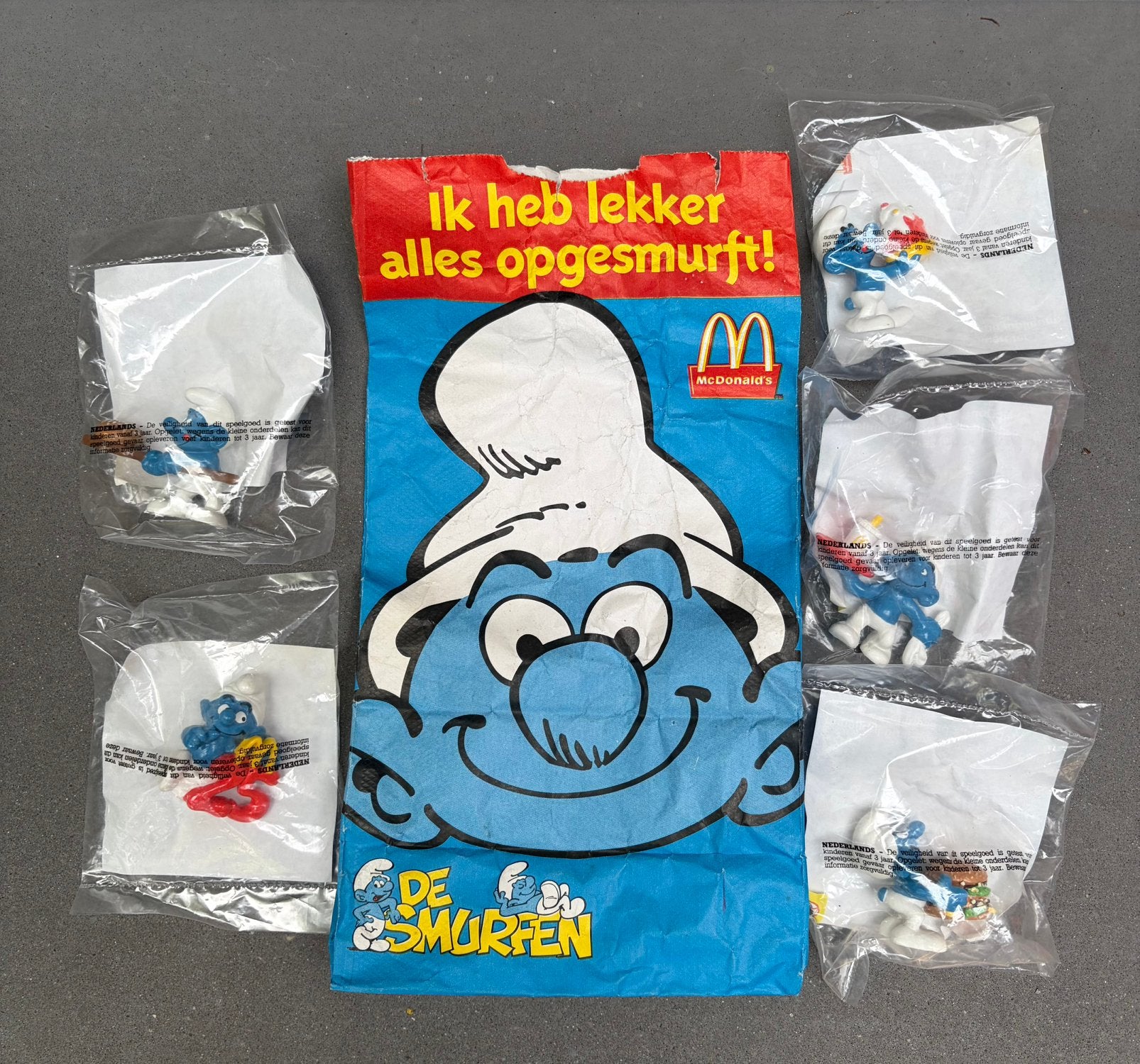 Smurfen serie 2, McDonalds Happy Meal ., Ophalen of Verzenden, Nieuw