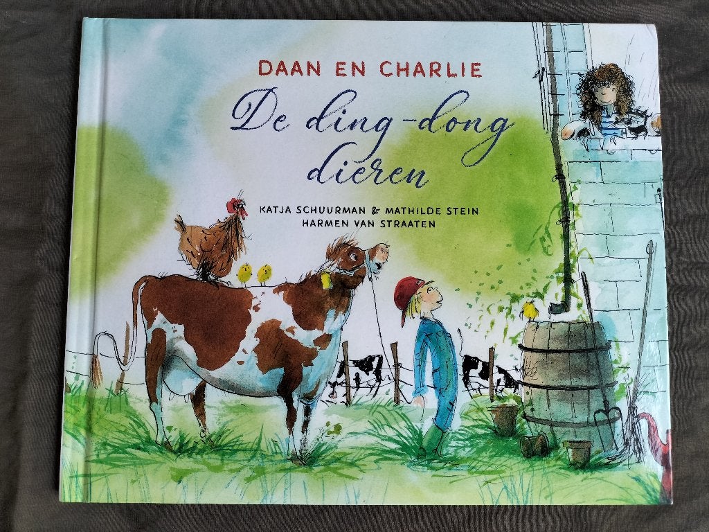 Katja Schuurman - Daan en Charlie - De ding-dong dieren, Boeken, Kinderboeken | Kleuters, Ophalen of Verzenden, Zo goed als nieuw