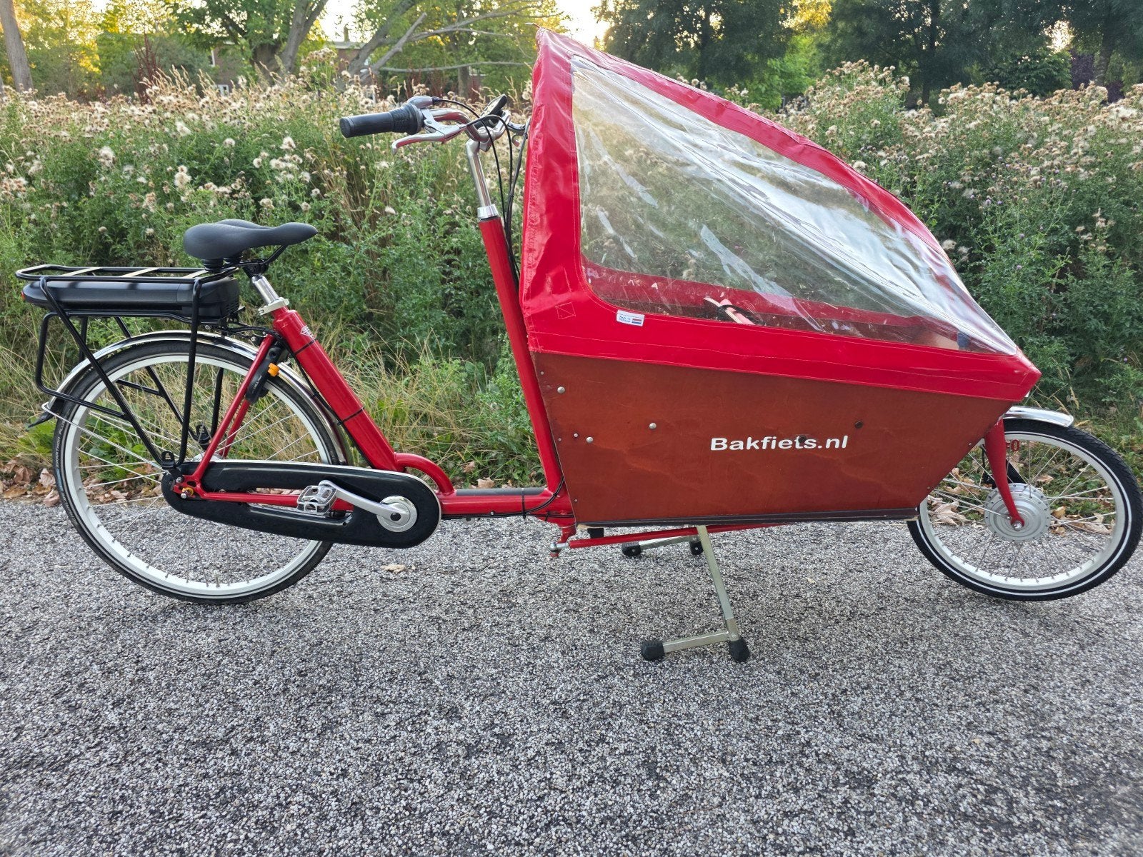 Elektrische Bakfiets Cargo Long met Huif, Overige merken, Gebruikt, Goederen, Huif