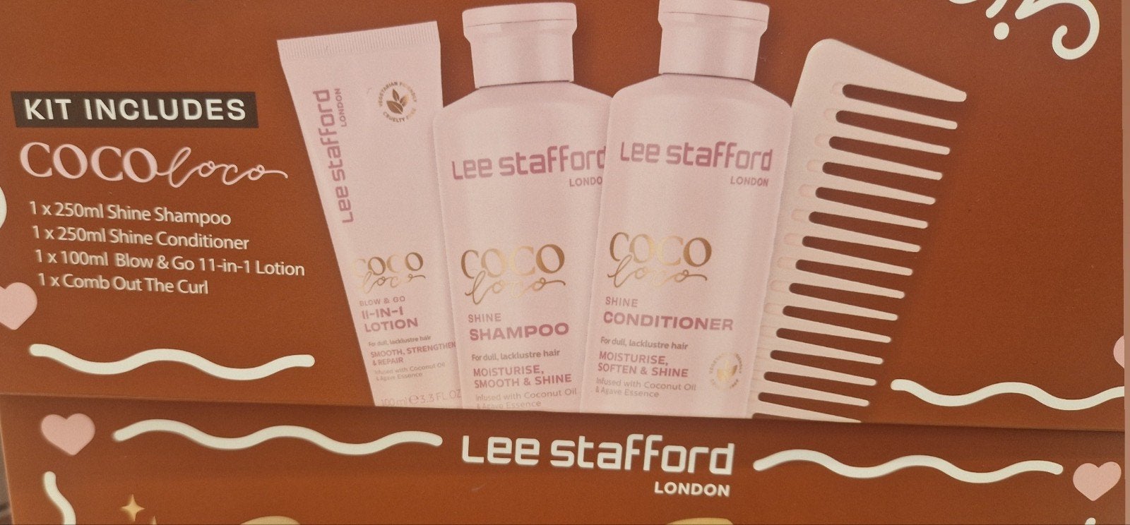 Lee Stafford Coco Loco Holiday Hair Kit - Nieuw!, Ophalen of Verzenden, Nieuw, Overige typen
