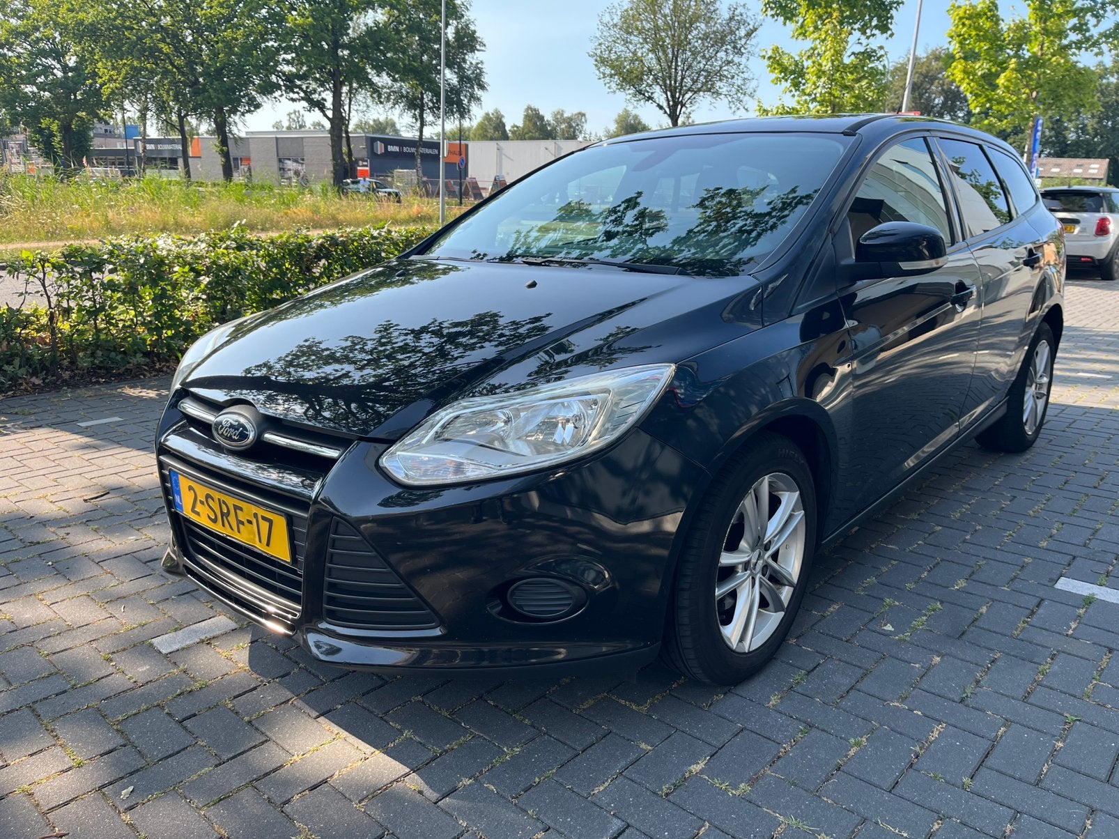 Ford Focus 1.6 Tdci Econetic Zwart Airconditioning APK, Auto's, Ford, 4 cilinders, Zwart, Origineel Nederlands, Stationwagon