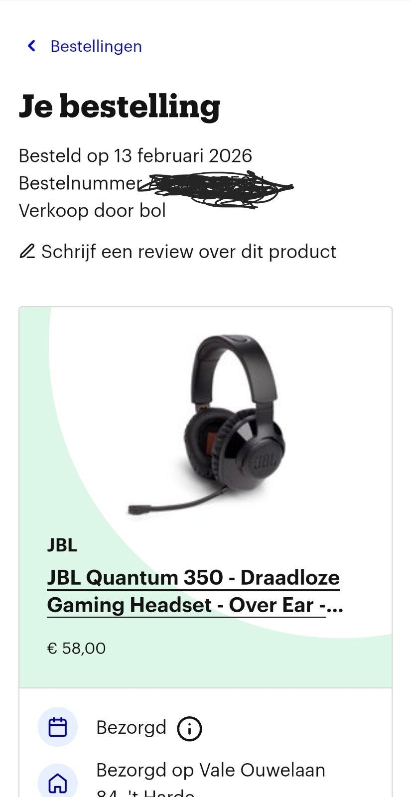 Jbl Quantum 350, Ophalen of Verzenden, Zo goed als nieuw