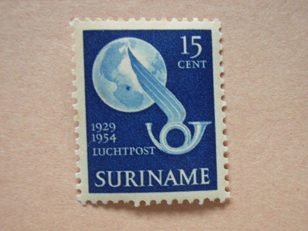 4   Suriname LP32 Pf, Ophalen of Verzenden, Postfris