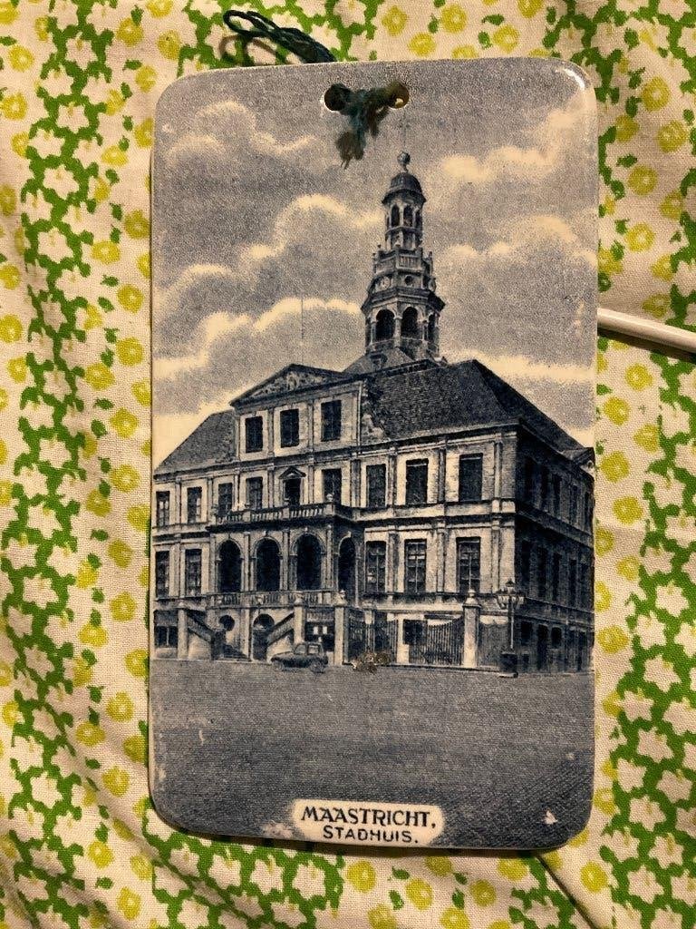 Wandtegel stadhuis, Ophalen of Verzenden