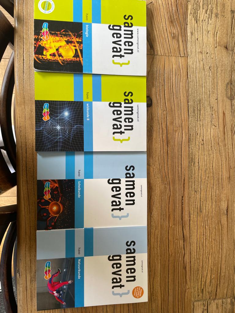 Samengevat HAVO Biologie, Wiskunde B, Scheikunde, Natuurkund, Boeken, Ophalen of Verzenden, Zo goed als nieuw, HAVO, Biologie