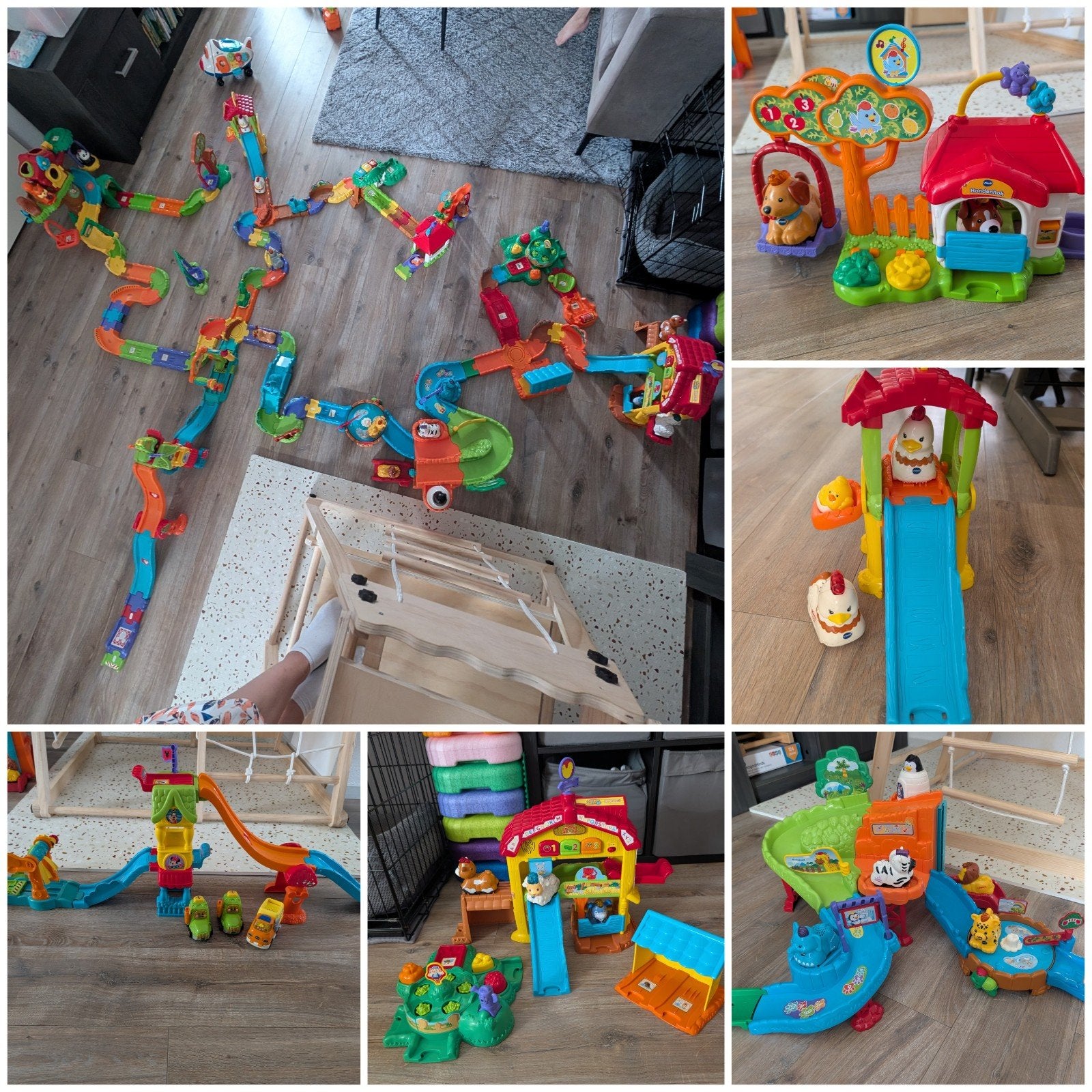 VTech zoefzoef en VTech toettoet, Ophalen