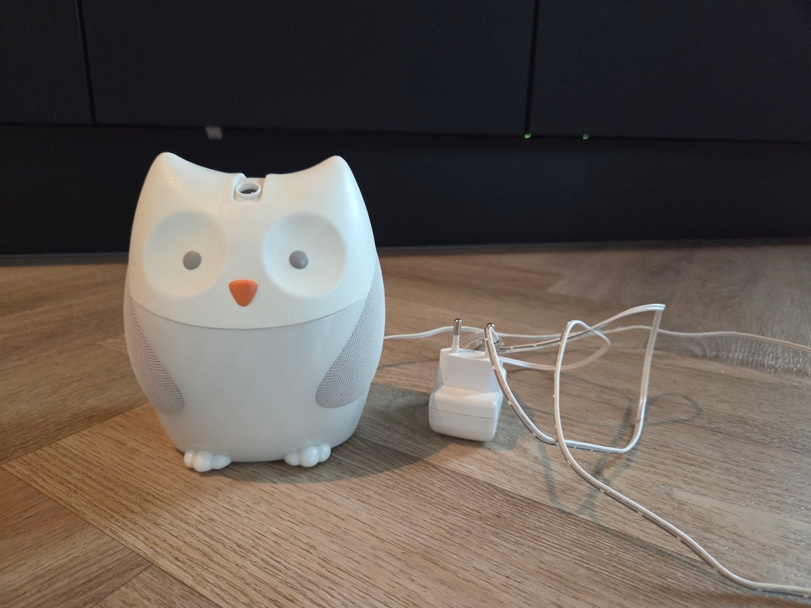 Skip Hop Uiltje Nachtlamp met Sterrenprojectie en Melodieën, Grijs, Ophalen of Verzenden, Gebruikt, Lamp