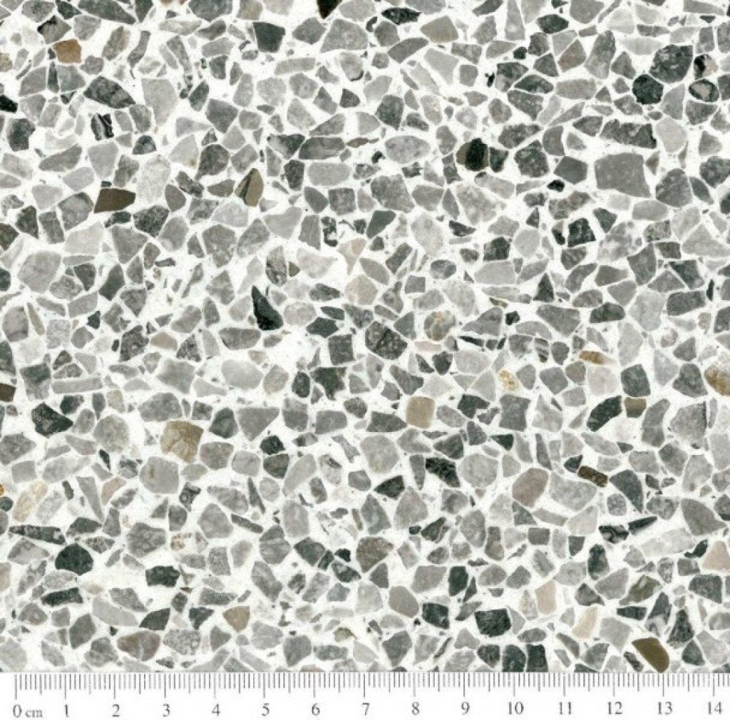 Terrazzo tegels Ecostone EM 3709 Vulcano grijs wit 40x40, Overige materialen, Nieuw, Ophalen of Verzenden, 20 tot 40 cm