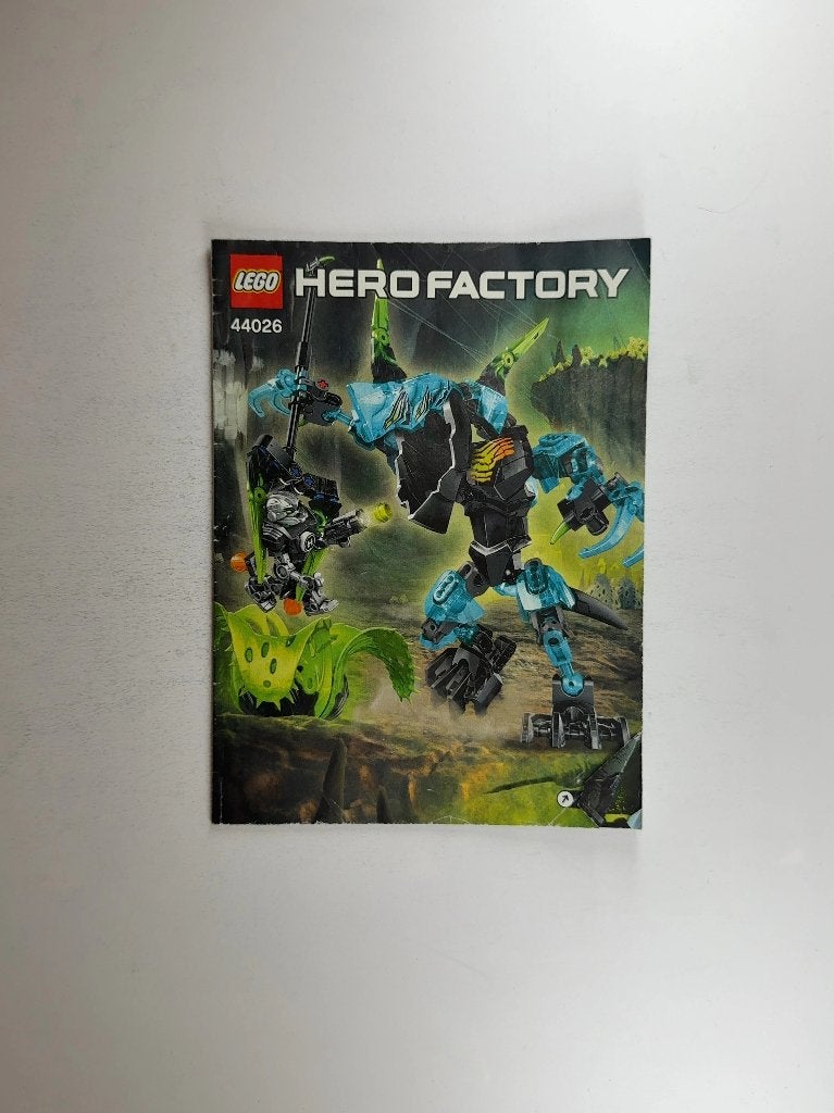 LEGO Hero Factory 44026 (Instructions) CRYSTAL Beast vs., Gebruikt, Overige thema's, Lego, Overige typen