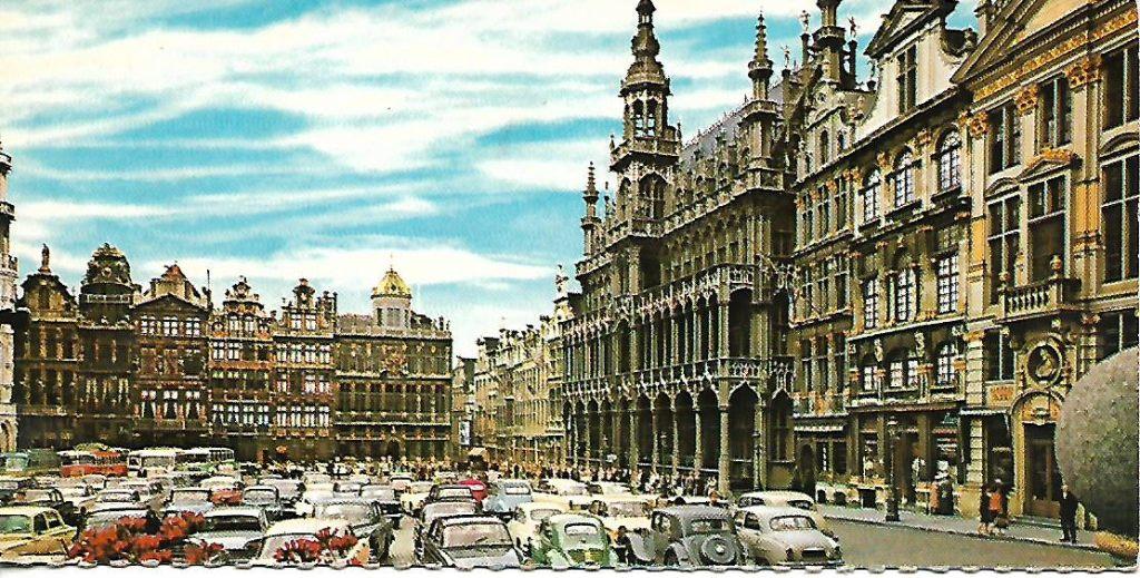 Brussel- -Grote Markt., Verzamelen, Verzenden, 1960 tot 1980, Gelopen, België en Luxemburg