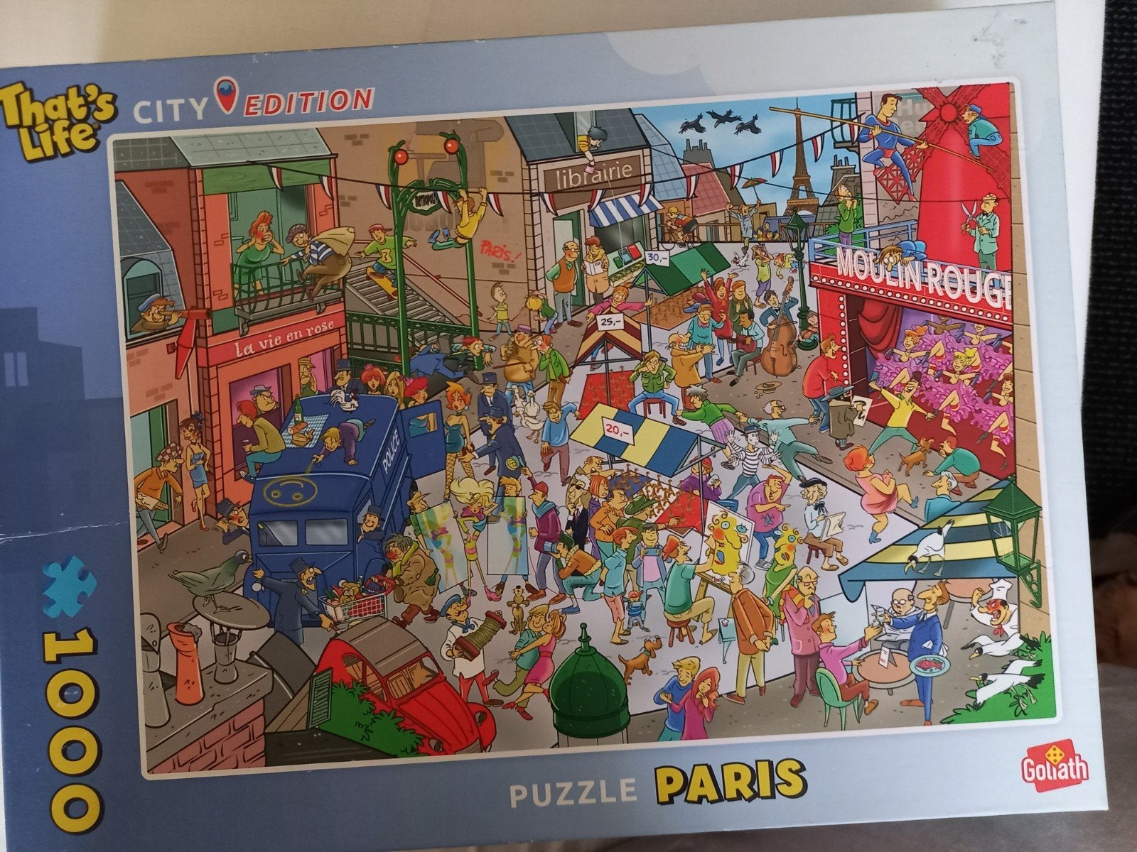 goliath puzzel 1000 stukjes, Ophalen of Verzenden, 500 t/m 1500 stukjes, Zo goed als nieuw