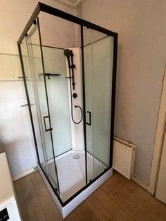 inloopdouche Sanifun Martin 90x90, Ophalen, Zo goed als nieuw, Glas, Douche