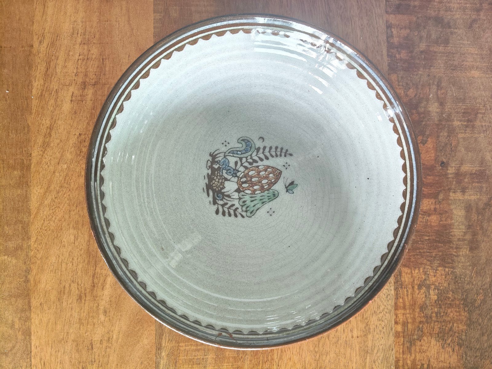 Vintage Aardewerk Schaal 'Amha Holland' - Handgemaakt, Ophalen