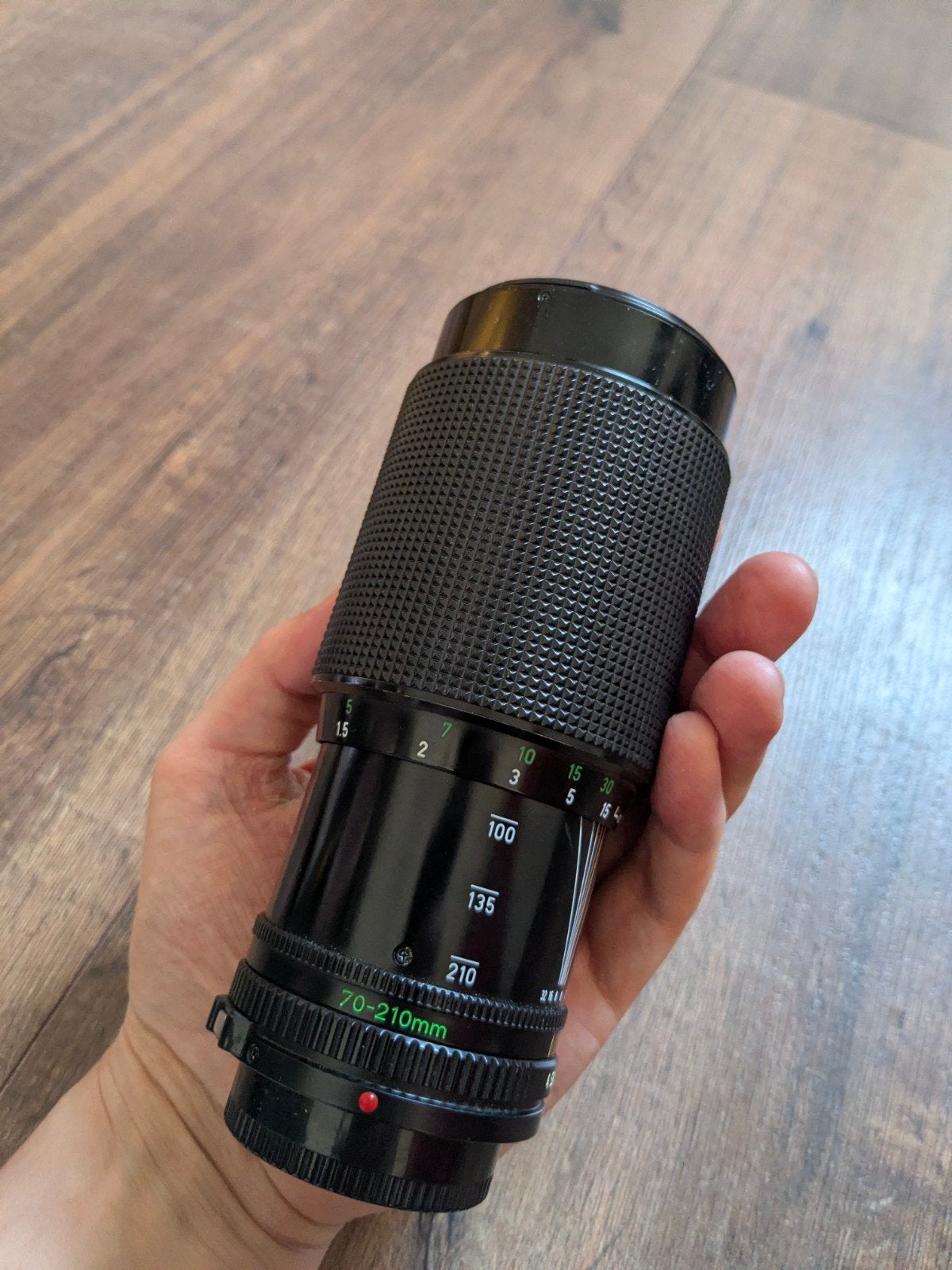 Canon Zoom Lens FD 70-210mm 1:4 met Macro functie, Ophalen of Verzenden, Gebruikt, Telelens, Zoom